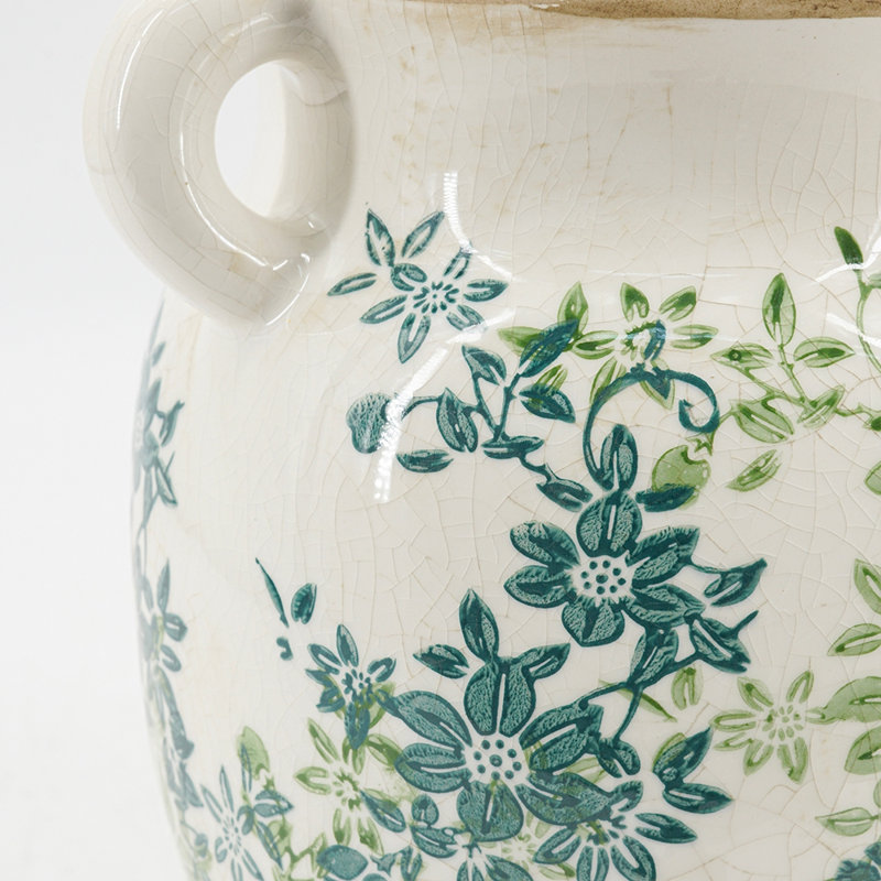 Vase floral 8,9X7,5X9,6 "