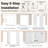Entry Front Exterior Fiberglass Door 72" x 80"(2 * 36" x 80") Primed White On Top 6-Lite Clear Glass French Door With Jamb,Classic Design & Modern Style & Long-Lasting Use, Left-Hand Inswing (Not Included Hardware Kit)-136160749-136160748