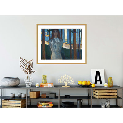 «The Voice Summer Night» par Edvard Munch, impression giclée sur cadre