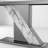 Mirrored Glass Console Table Imitation Marble Sofa Entryway Table