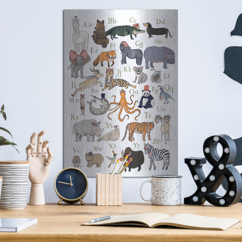 «Abc Party Animal» par Hanna Melin, H 16 po x l 12 po