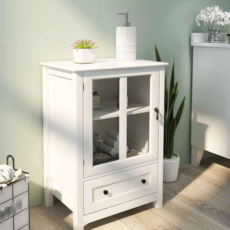 Buffet Buffet en blanc - Intérieur spacieux pour votre rangement et surface facile à nettoyer