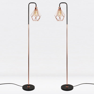 Gyan 163cm Swing Arm Floor Lamp Set