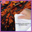 Édredon orange et noir-126343019
