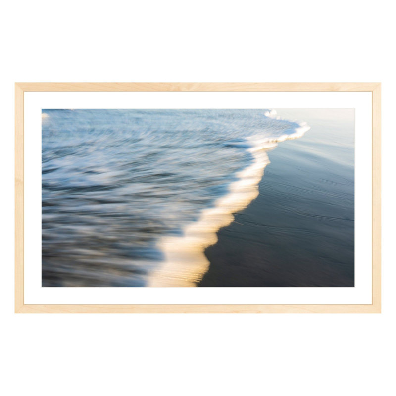 Atlantic Surf by Amanda Anderson, 28" H x 42" W x 2.25" D, Oak