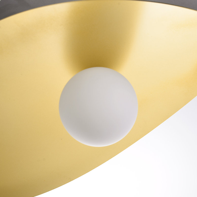 Plafonnier moderne en verre 26,77 po