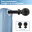 Tringle à rideaux simple réglable Claymore-844320043-844320048