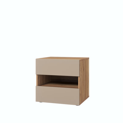 Piehl Manufactured Wood Bedside Table