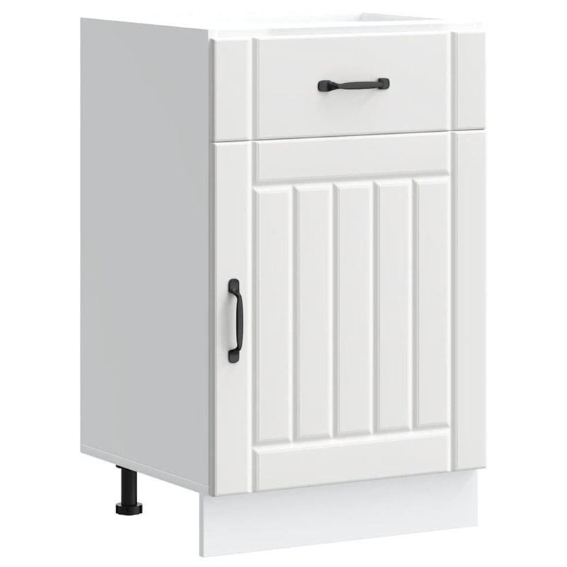 Kitchen Base Cabinet Lucca Engineered Wood, White