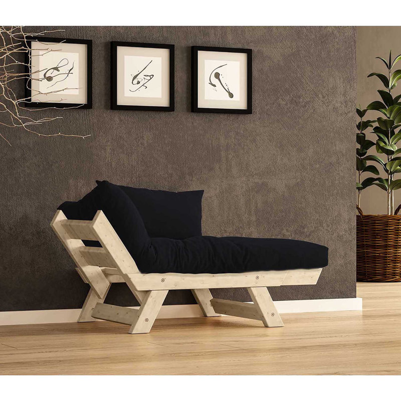 Canapé Garden 1 place, Black, Beige