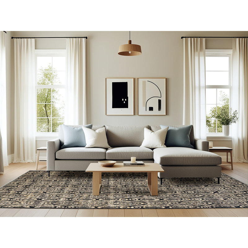 Tapis abstrait et moderne 5208, Rectangle 6 pi x 9 pi