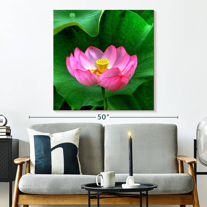 Harnek Flourishing Lotus, 33" H x 33" W