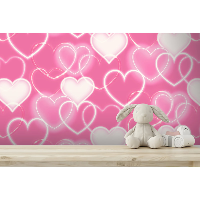 Papier peint Effie, Rose