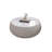 Marble Top Drum Shape Leather Coffee Table-2057278414