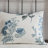 7 Piece Printed Seersucker Comforter Set with Throw Blanket Blue King/Cal King