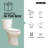 19.5''Tall Comfortable SeatHeight Elongated Two-Piece Floor Mounted Toilet (Seat Included)-100864813