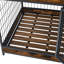 Cage pour chien avec double porte. Brun antique: l 38,78 po x P 27,36 po x H 32,17 po