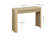 Irwin 39.4" W Mid Century Modern Retangular Console Table with Fluted Front