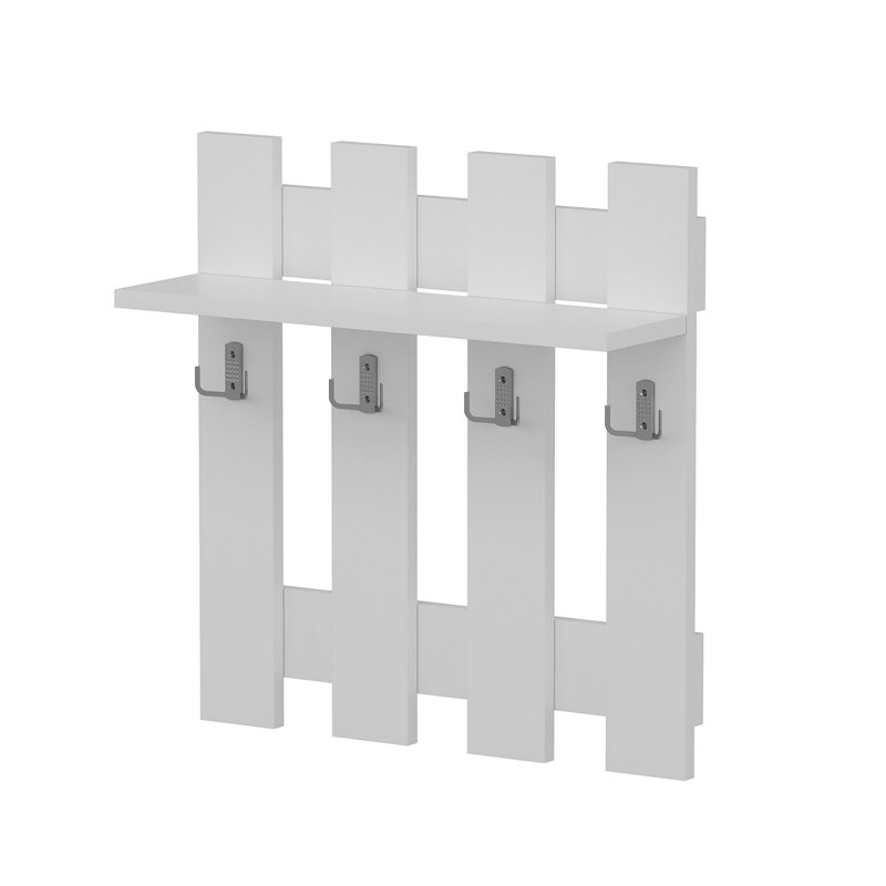 Locelso Floating Shelf, White