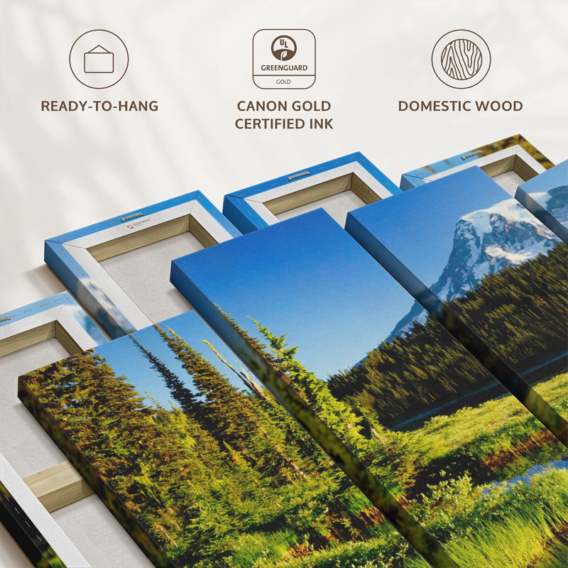 «Mt. Rainier Reflection Wall Art», H 22 po x l 36 po x P 1,00 po