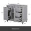 Meuble-lavabo 36 po (lavabo non inclus)-107856768