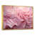 Toile avec cadre flottant or