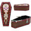 Sculpture cercueil Decamp Ebros Sugar Skulls Roses