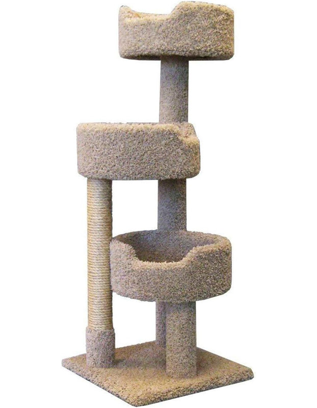 52" Deluxe Cat Tree, Beige