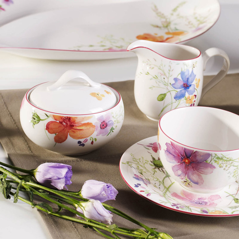 15 oz. Villeroy & Boch Mariefleur Sucrier avec couvercle