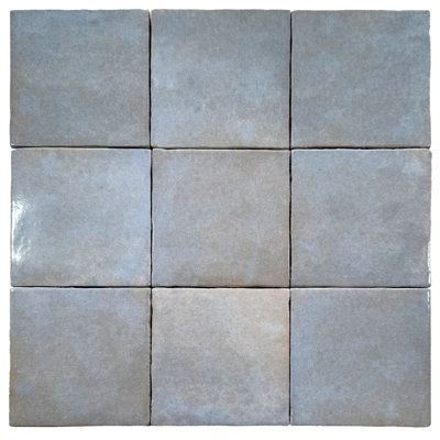 Zelij 4"x4" Ceramic Zellige Look Wall Tile