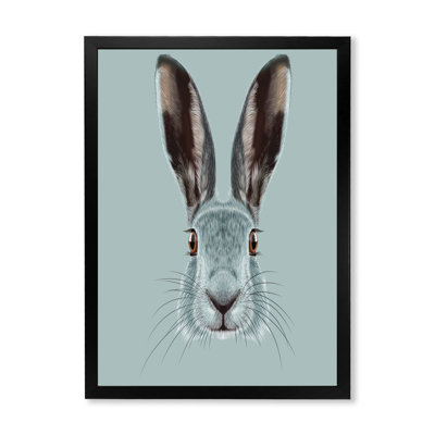 Portrait of Hare I - reproduction d'art sur toile traditionnelle