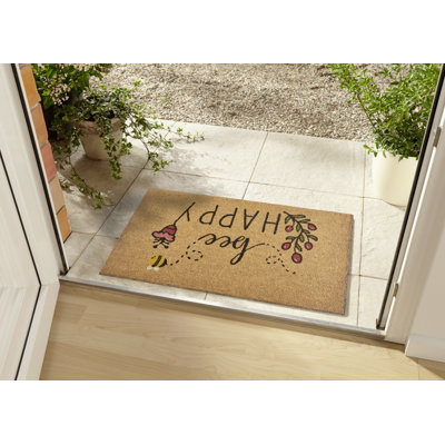 Bee Happy Door Mat