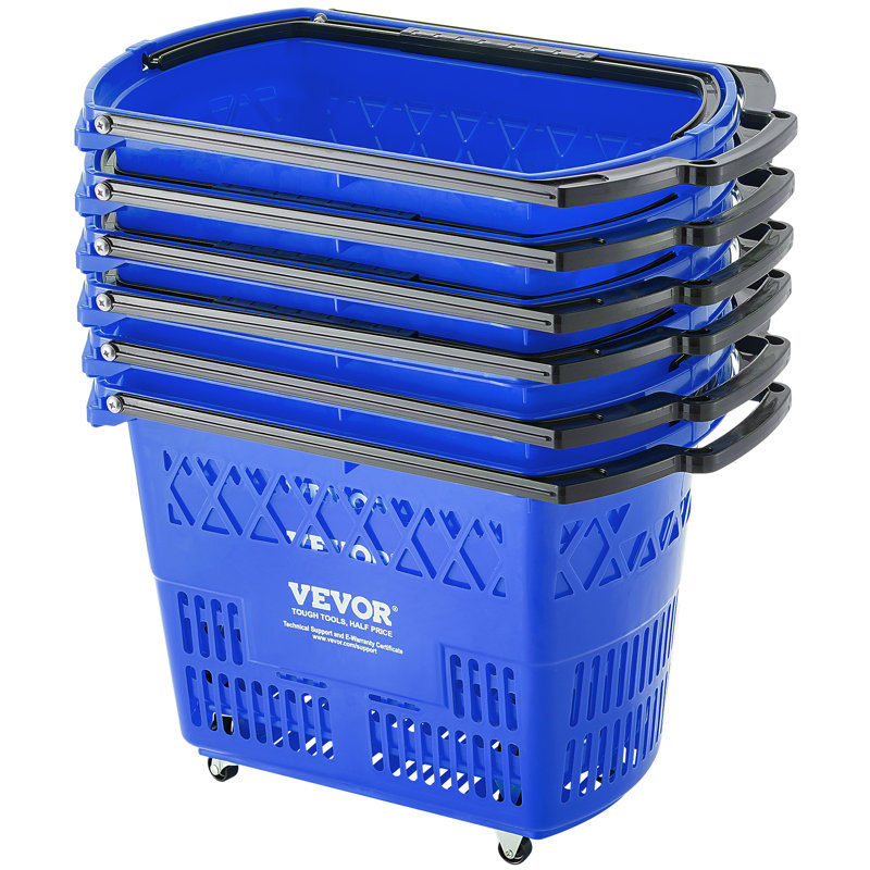 VEVOR Plastic Decorative Basket, Blue