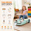 Voiture électrique pour enfant 12V, fonction de vadrouille amovible, musique Bluetooth, boîte de rangement, utilisation intérieure et extérieure, jouet à monter-129515094