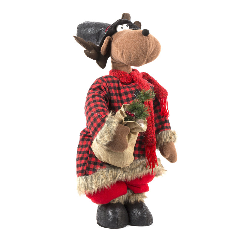 Floor and Tabletop Moose with Extendable Legs