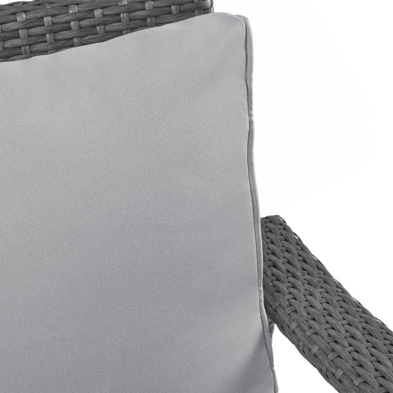 HONOLULU LOVESEAT, Coussin argenté / cadre gris