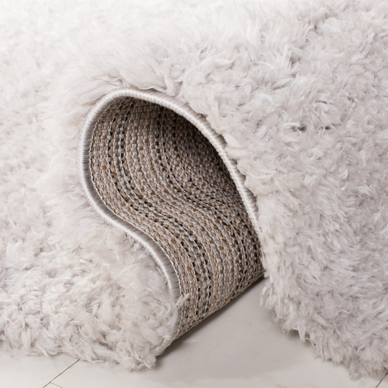 Madrid Shag 200 Performance Solid Color Rug, Square 3'