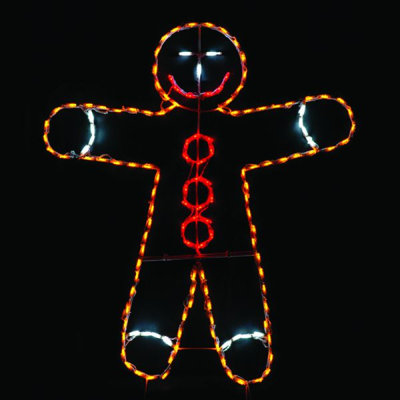 Gingerbread Boy LED Display