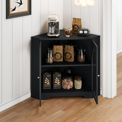Armoire d'appoint d'angle à 2 portes