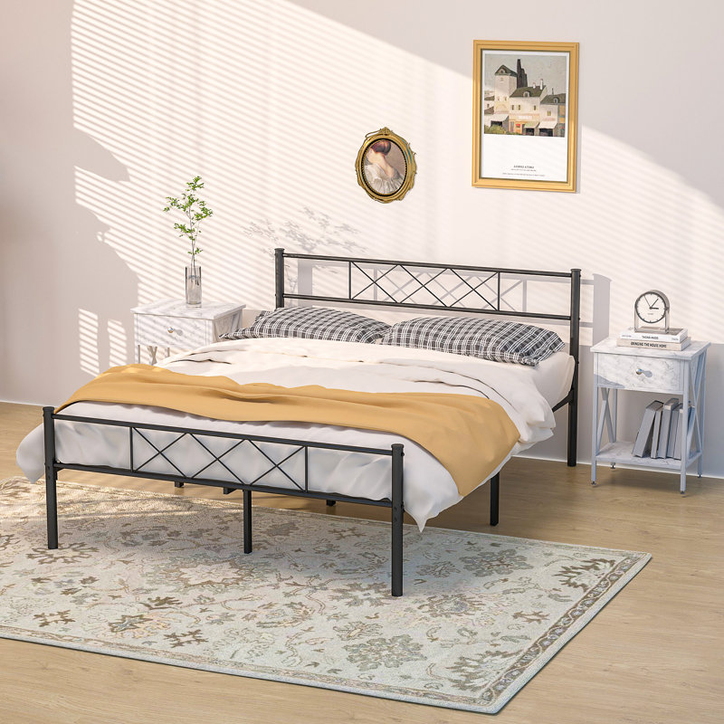 Ensemble de chambre à coucher Kempst, Complète, Blanc