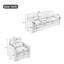 Oversized Cloud-Like Upholstered Sofa Set With Double Cushions-784109636-784109637