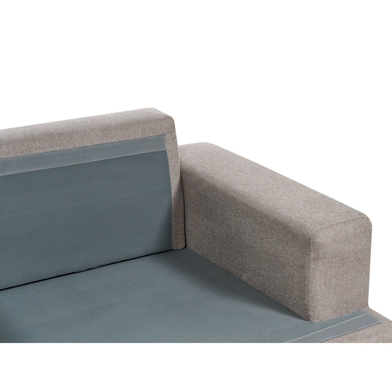 Quantravious 3 Seater Sofa, Taupe