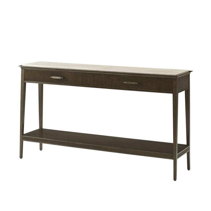 Lido 60.5'' W Marble Console Table