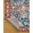 Aaruhi Machine Washable Oriental Red/Blue/White Area Rug-763016500