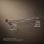 Purist® Double 24" Wall Mounted Towel Bar-1265809523