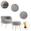 Fauteuil demi-tonneau avec repose-pieds Parkwoods-88590398