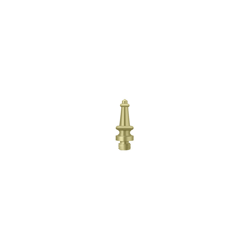 Deltana DSST3-UNL Steeple Tip; Unlacquered Bright Brass Finish