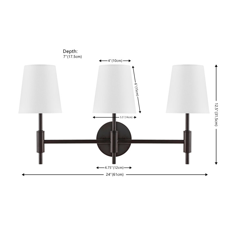 Mabifa Armed Sconce, Black
