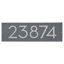 Plaque d’adresse murale sur 1 ligne flottante-41303794-41299680-41299898
