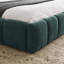 King Size  Upholstered Bed Frame With Thick Fabric, Chenille Fabric Grounded Queen Size Platform Bed With Headboard And Solid Frame. No Box Spring Needed88.5''*85.5''*24'')-363280400-363280412